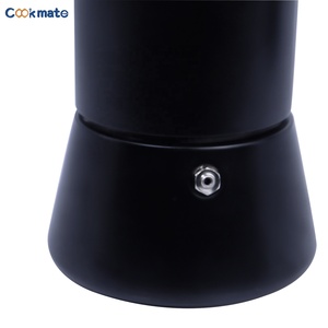 <span class=keywords><strong>Caffettiera</strong></span> <span class=keywords><strong>caffettiera</strong></span> in acciaio inox Moka <span class=keywords><strong>caffettiera</strong></span>-Design moderno, beccuccio facile da versare, impugnatura Stay-Cool, nero opaco - Product Image 5