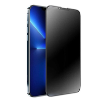 Protecteur d'écran incassable de confidentialité pour iPhone 3D Film de verre trempé anti-espion