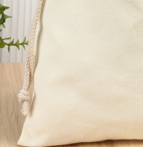 Sacs en toile de coton en gros avec cordon de serrage pour chaussures, sacs cadeaux, sacs à main personnalisés, housses anti-poussière avec impression de logo - Product Image 6