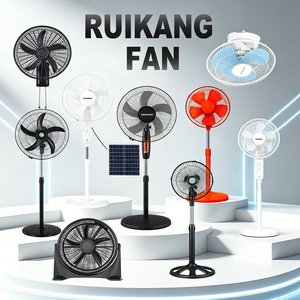 Ventilateur solaire portable compact et léger pour l'extérieur, faible niveau sonore, <span class=keywords><strong>5</strong></span> pales oscillantes, 3 vitesses de vent, pour camping-car, intérieur/extérieur, refroidissement d'urgence - Product Image 6