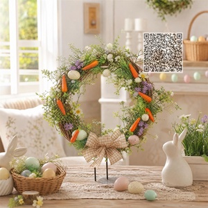 Mini carottes réalistes en mousse pour la fabrication de couronnes de Pâques, décoration de plateaux à étages de style campagnard printanier, <span class=keywords><strong>l</strong></span>égumes artificiels, fournitures d'artisanat - Product Image 4