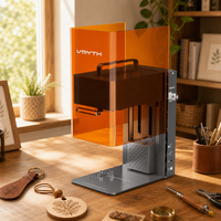 Máquina de Marcado con Doble Fuente de Láser para Diversos Materiales, Personalizable para Madera, Metal, Acero Inoxidable, Latón y Aficiones Personales