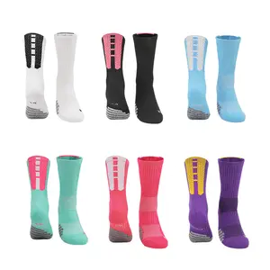 LINGTU özel logo en kaliteli erkek çorabı sıkıştırma basketbol spor çoraplar yastıklı basketbol çorapları