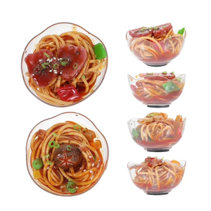 Faux nouilles de cuisine en PVC, modèle alimentaire DIY, accessoires de présentation pour photographie, résistantes aux fissures, style ramen, plusieurs couleurs - Product Image 6