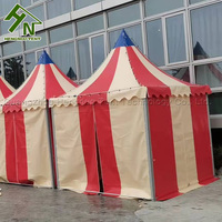 Tentes de pagode d'auvent colorées extérieures personnalisées de 3x3m avec des cadres antirouille d'alliage d'aluminium