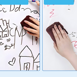 FOSKA 2M PVC Matériel Papier Peint Aucun Résidu Auto-<span class=keywords><strong>Adhésif</strong></span> Surface Effaçable À Sec Enfants Tableau Blanc Personnalisé Autocollant Mural pour Salle <span class=keywords><strong>De</strong></span> Classe - Product Image 4