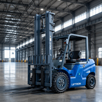 Fasilitas Penyimpanan Inventaris Penanganan Material Kontrol Beban Stabil Forklift Elektrik Counterbalance Liftron CPD20 2000kg