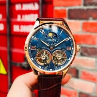 Montre AILANG au design original, montre mécanique automatique à double volant pour homme, montre mécanique décontractée et élégante pour homme