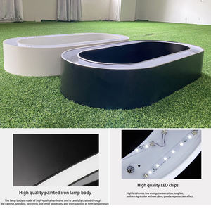 Lustres Décoratifs Circulaires sur Mesure, Non Standard, Modernes et Grands, pour Restaurants, avec Éclairage LED Économe <span class=keywords><strong>en</strong></span> Énergie et Plantes Artificielles - Product Image 5