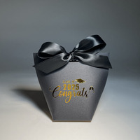 En gros Emballage Cartons Saison De Remise Des Diplômes Fête Célébration Cadeaux Mortarboard Chapeau Boîte De Bonbons