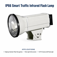 IP66 Intelligente Verkehrs-Infrarot-Blitzlampe für Autobahn-Kennzeichenerkennung Verkehrssignalerfassung CCTV-Kamera LED-Flutlicht