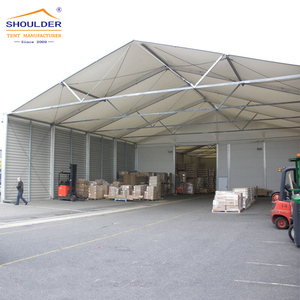 Auvent de toit en PVC durable à pente simple pour entrepôt industriel extérieur <span class=keywords><strong>et</strong></span> abri de chargement pour stockage en aluminium - Product Image 4