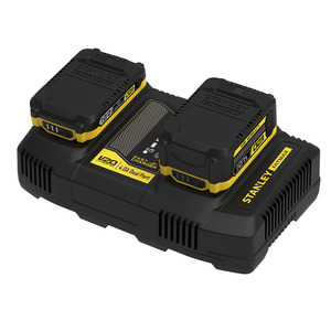 เครื่องชาร์จพอร์ตคู่สำหรับ4.0A Stanley Fatmax 120V แบตเตอรี่ลิเธียมไอออน - Product Image 1