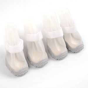 Zapatos de Silicona para Perros, Botas para Perros Grandes, Zapatillas Deportivas para Exteriores, Impermeables, Antideslizantes, Botas de Lluvia para Perros - Product Image 5