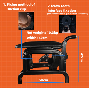 Siège vibrant interactif à poussée, chaise à bascule ludique pour adultes, mobilier sexuel à manivelle avec fonction de stimulation - Product Image 5
