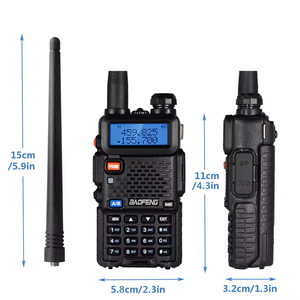 1 pièce en stock entrepôt US, Talkie-walkie bibande BF UV-5R Boafeng pour Baofeng 8W, radio bidirectionnelle longue portée - Product Image 2