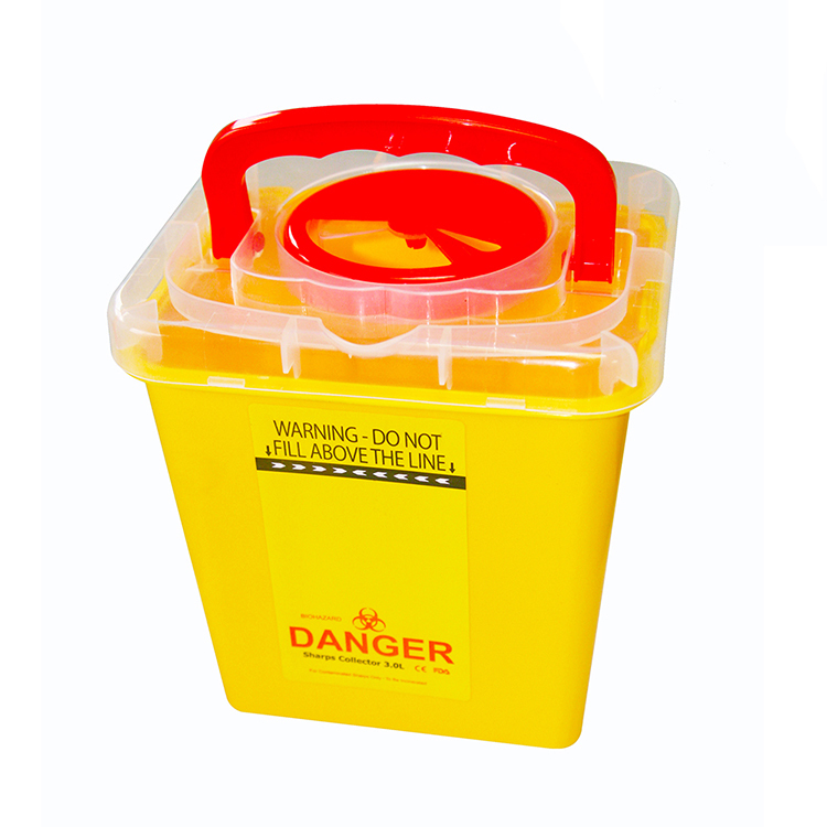 Conteneur Jaune Pour Aiguilles – 5 Litres – Garde-boue SharpsGuard – Déchets Médicaux