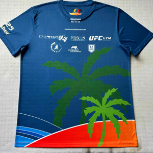Camiseta Deportiva Transpirable de Poliéster 100% al por Mayor, Camiseta Deportiva de Secado Rápido para Clubes Deportivos, Eventos, Carreras, Sublimación - Product Image 2