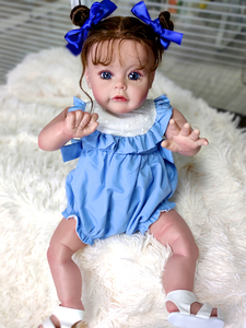 Realistico neonato Full Body morbido Baby Doll Silicone vinile realistica bambole rinate in Silicone neonato - Product Image 3