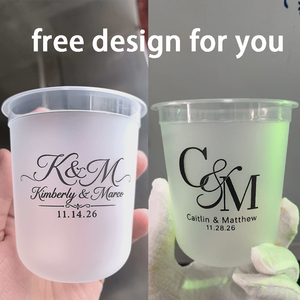 แก้วสีขาวขนาด 350 มล. 500/700 มล. 12 ออนซ์  พลาสติก PP  สีไม่จำกัด  แบบกำหนดเองได้  ผิวด้าน/ผิวเงา  พร้อมฝาปิด  กระดาษเช็ดปาก สำหรับชาผลไม้  แก้วแบบมีลายชื่อ - Product Image 4