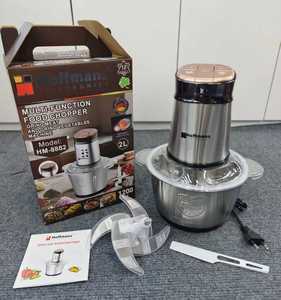 Hoffmans Nouveau Design Africa 220v Moteur en <span class=keywords><strong>Cuivre</strong></span> Pur 3L 6-en-1 Gadget de Cuisine 1800W Prise EU Hachoir à Viande Électrique en Acier Inoxydable - Product Image 1