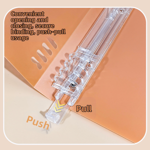 Quaderno con rilegatura a spirale e <span class=keywords><strong>anelli</strong></span> lisci non irritanti, copertina rimovibile in PP per agende, raccoglitori multicolore B5/A5 - Product Image 3