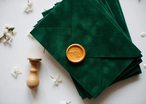 <span class=keywords><strong>Carte</strong></span> <span class=keywords><strong>d</strong></span>'invitation en acrylique velours vert émeraude de luxe avec enveloppe en velours feuille <span class=keywords><strong>carte</strong></span> de voeux impression personnalisée cartes acryliques - Product Image 6