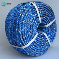 Corde d'emballage PP à 4 brins résistante aux UV, diamètre personnalisé 6-60 mm, colorée, pour l'emballage et le regroupement - Vente chaude