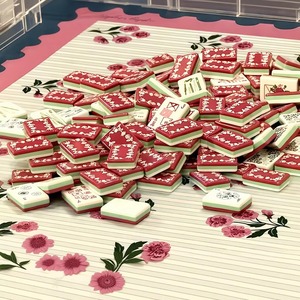 Mystical Menagerie Mahjong : Tuiles en Acrylique Premium, Motif Plage Gravé, Résistantes à l'Eau, Durables, 160 Pièces, Sacs de Rangement, <span class=keywords><strong>Pokémon</strong></span> - Product Image 4