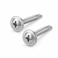 Vis à tête cylindrique A2, vis Tek Phillips PH2 pour fixation de panneaux de toiture, emballage OEM, échantillon gratuit, vente en gros en vrac