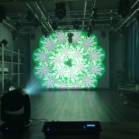 Lyre Sharpy LED 3-en-1 200W avec Gobos et 18 prismes, contrôle DMX512, CRI90 pour événements disco/club/fêtes