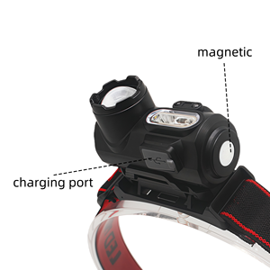 Linterna frontal LED 3 <span class=keywords><strong>en</strong></span> 1 recargable y desmontable con imán y sensor <span class=keywords><strong>de</strong></span> movimiento con clip para trabajo al aire libre, camping y reparaciones - Product Image 6