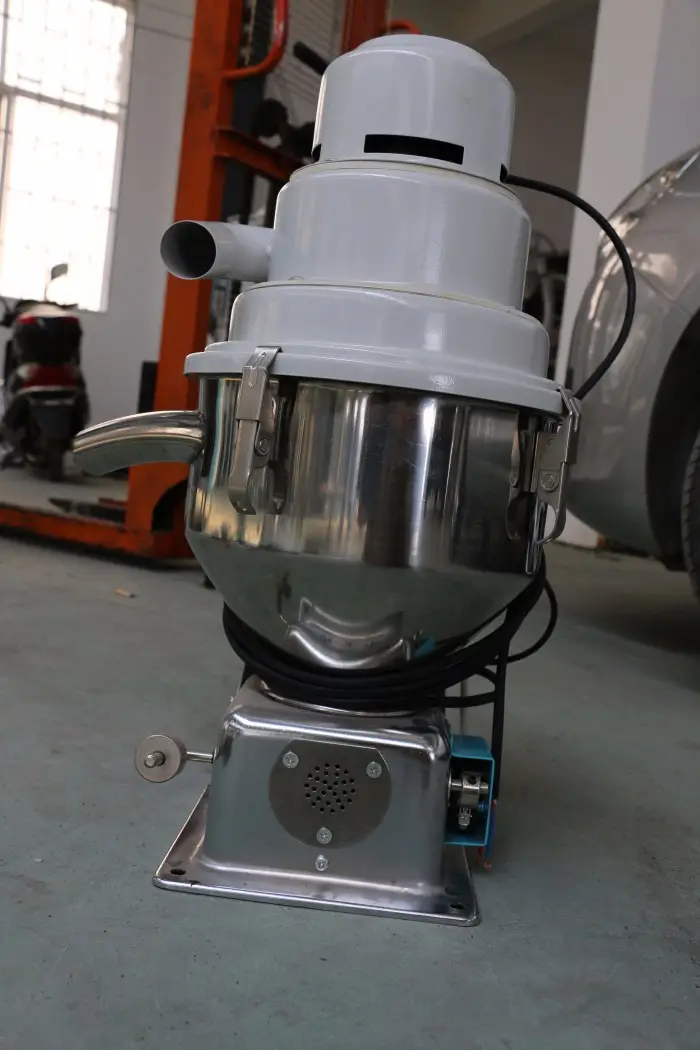 Automatic Vacuum Hopper Pengumpan Auto Loader untuk Pelet Plastik Hopper Mini Gandum Vakum Bubuk Pelet Loader