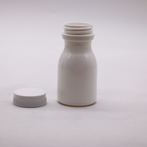 60mL a forma di Bowling HDPE bottiglia di plastica medicina solido Tablet capsula <span class=keywords><strong>contenitore</strong></span> di stoccaggio supporto - Product Image 3