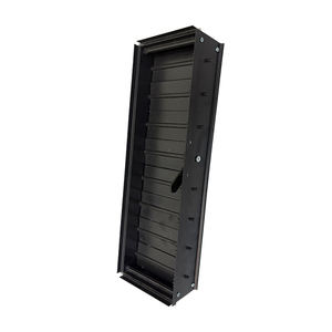 Régulateur <span class=keywords><strong>d</strong></span>'air linéaire robuste à <span class=keywords><strong>grille</strong></span> en barres avec réglage manuel par poignée pour système de ventilation CVC, taille personnalisée disponible - Product Image 3
