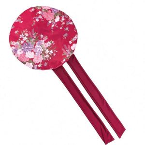 Bonnet de nuit en satin extra large avec ceinture et bandeaux, bonnet de sommeil en soie à nouer, bonnet de nuit en satin - Product Image 2