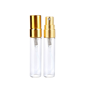 Portable Luxury Perfume Glass Vial <strong>Mini</strong> 2/3/5/10ML 100pcs Clear Transparent Hot Stamping Aluminum Cap Pump Sprayer Reed <strong>Diffuser</strong> - Product Image 6