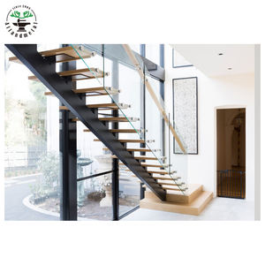 <span class=keywords><strong>Escalier</strong></span> de villa préfabriqué en <span class=keywords><strong>bois</strong></span> massif moderne avec <span class=keywords><strong>marches</strong></span> droites pour usage intérieur - Product Image 2