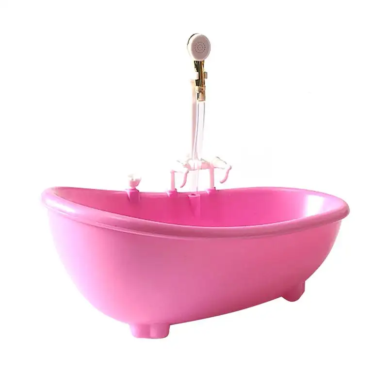 Bathtub Water Spraying Electric Plastic Funny Doll Toys Bathing Bath Toy Cleaning Tub Bathtub with Sprayer without Battery