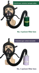 Máscara de Gas Completa con Filtro y Respirador, Aprobada por la CE, para Gases, Vapores, Productos Químicos, Pintura en Aerosol, Pulido y Polvo - Product Image 4