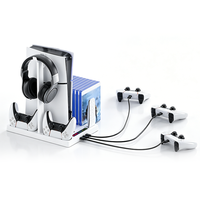 Support de charge et de refroidissement multifonctionnel pour lecteur optique PS5 / PS5 Slim avec communication filaire et accessoires de jeu