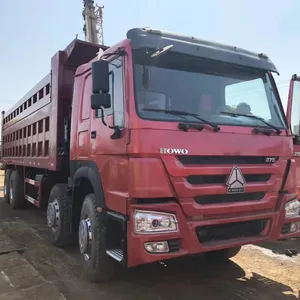 고품질 Sinotruk HOWO 4x8 트럭 덤퍼 375HP 317HP 중고 덤프 트럭 판매