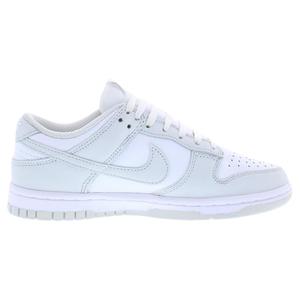 Zapatillas de Baloncesto Nike Dunk Low de Piel para Mujer, Color Blanco Photon Dust White - Product Image 2