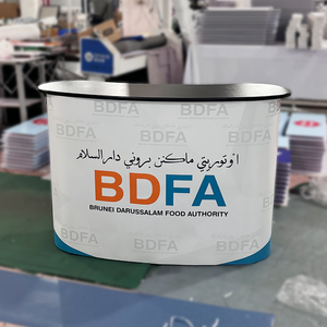 דלפק נייד איכותי לתערוכות, מתקפל, מאלומיניום, לשימוש פנים וחוץ, קל להרכבה, לקידום מכירות - Product Image 6