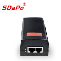 Injecteur PoE SDAPO PSE30TG/PSE802G 48V DC 30W, transmission de puissance sur 100 mètres, entrée 4 5+/7 8- 100-240VAC pour IPC/AP