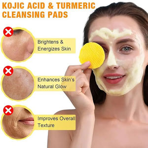 Discos de Limpieza Faciales con Ácido Kójico y Cúrcuma, 50 Unidades de Uso Diario, Exfoliante para la Piel - Product Image 5