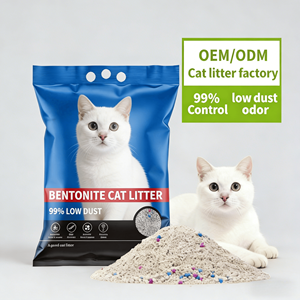 Kattenbakvulling Bentonite Pellets Stofvrij Gekruist Biologisch afbreekbaar Klei Kattenbakvulling Bulkverpakking Schone Kattenbakvulling - Product Image 1