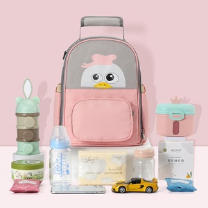Túi Cho Mẹ Đa Năng Mới Túi Cho Bé Hai Bên Vai Nhẹ Thời Trang Túi Đựng Tã Xách Tay Dung Tích Lớn - Product Image 5