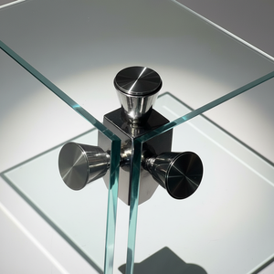 Table de <span class=keywords><strong>ping</strong></span>-<span class=keywords><strong>pong</strong></span> en verre trempé moderne de luxe, table de tennis de table professionnelle de designer pour villa haut de gamme, bureau, maison - Product Image 3