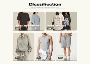 Joychuang 250G Heavyweight Trống T Áo Sơ Mi Biểu Tượng Tùy Chỉnh Dtg 100% Cotton Drop Shoulder Thời Trang Dạo Phố Đồ Họa Quá Khổ T Áo Sơ Mi Cho Nam Giới - Product Image 5